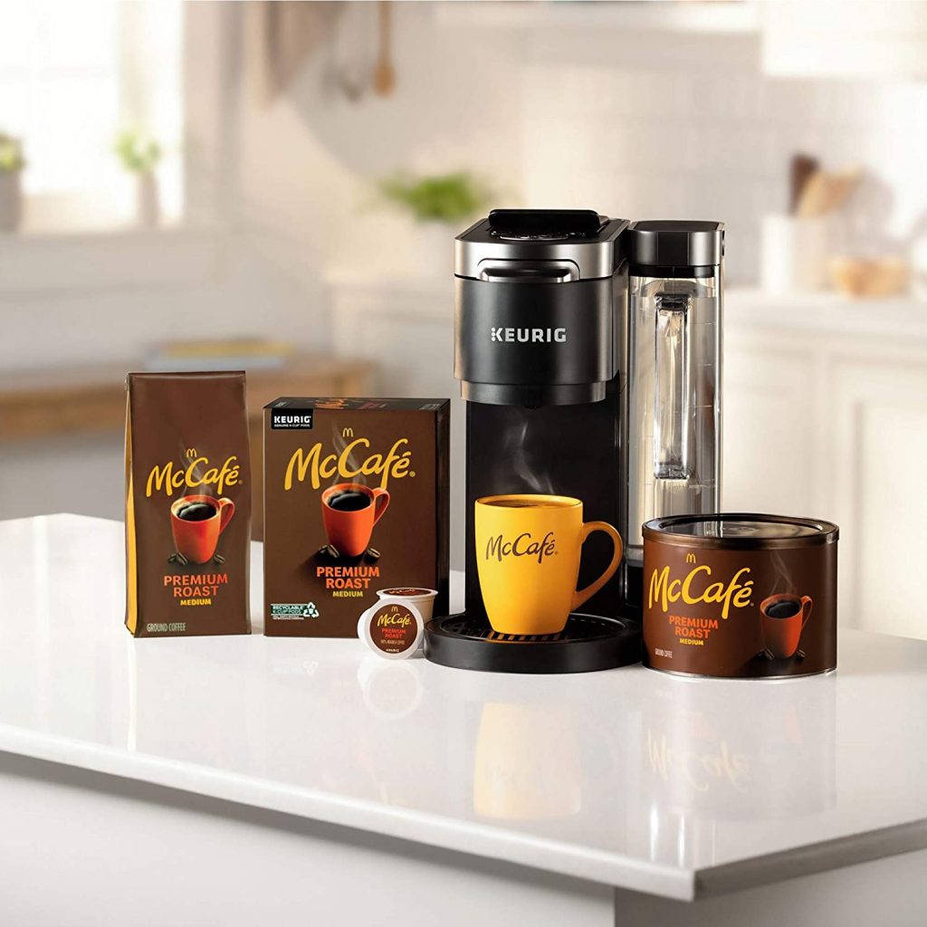 McCafé Premium Roast Medium Coffee Pods, 96 Count, 100% Arabica, Keurig K-Cup Compatible, Recyclable