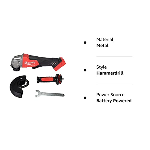 Milwaukee 2880-20 M18 FUEL Cordless Small Angle Grinder, Brushless Lithium-Ion (Tool Only)