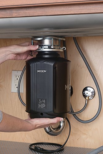 Moen Host Series 3/4 HP Continuous Feed Garbage Disposal with Sound Reduction