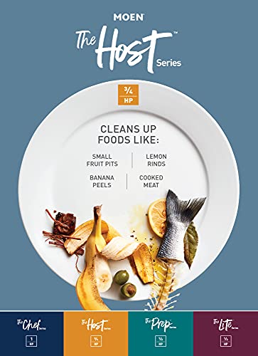 Moen Host Series 3/4 HP Continuous Feed Garbage Disposal with Sound Reduction