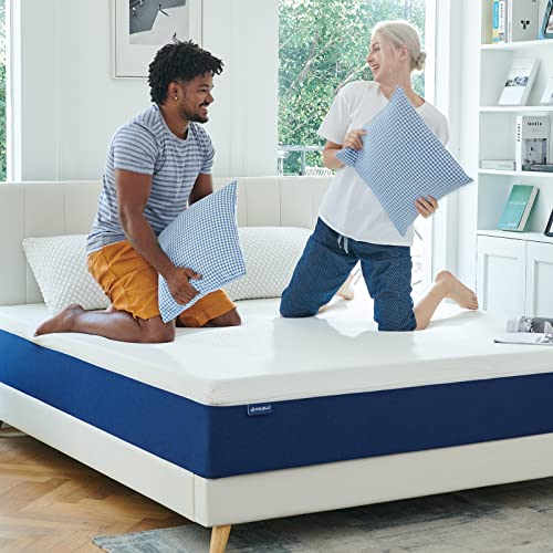 Molblly Queen Mattress, 10 inch Gel Memory Foam Mattress with CertiPUR-US Mattress in a Box