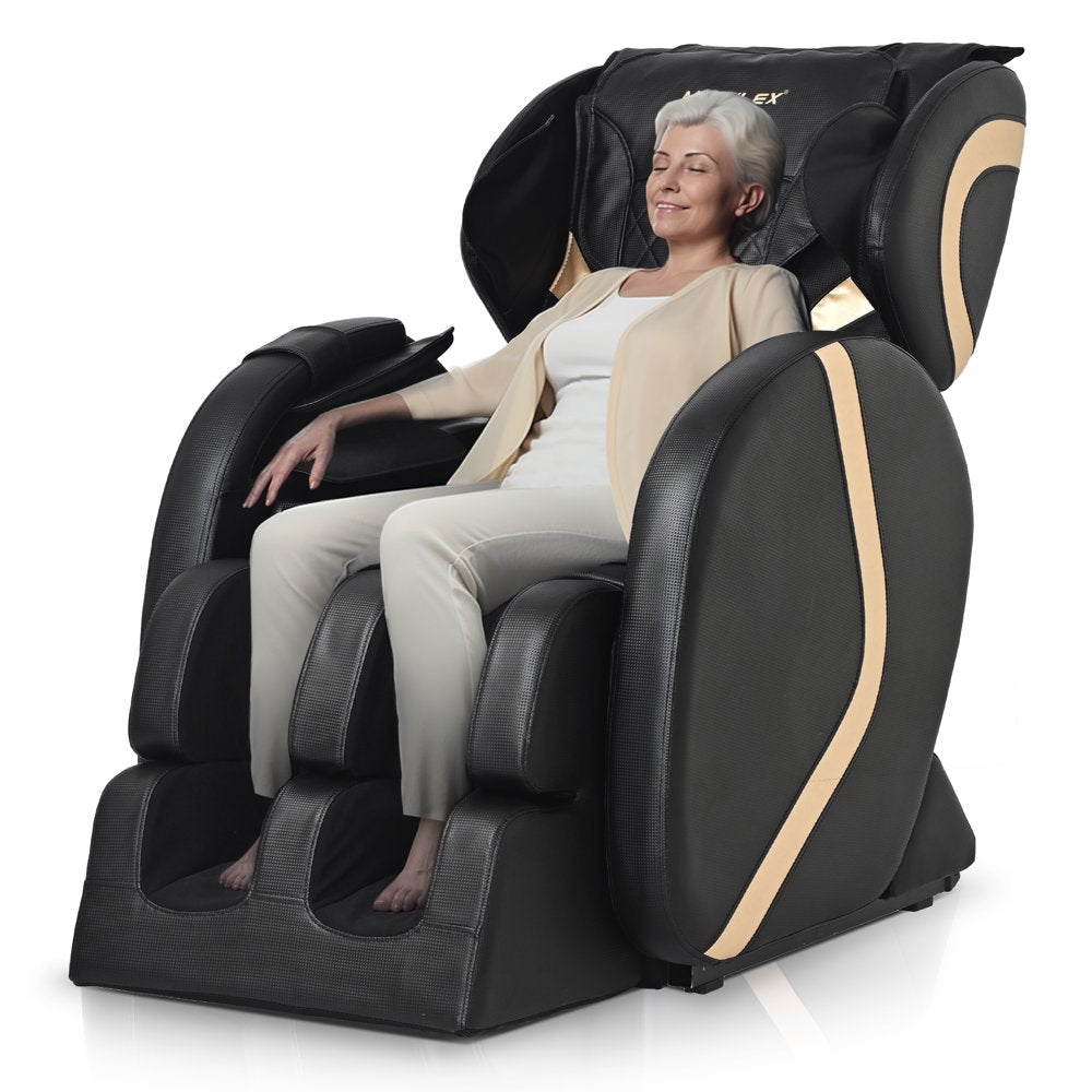 Molylex Full Body Zero Gravity Massage Chair with Heating & Airbags, 2023 Model