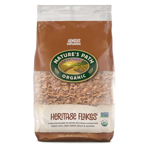 Nature's Path Organic Heritage Flakes Cereal  2 Lbs. Earth Friendly Package (Pack of 6)
