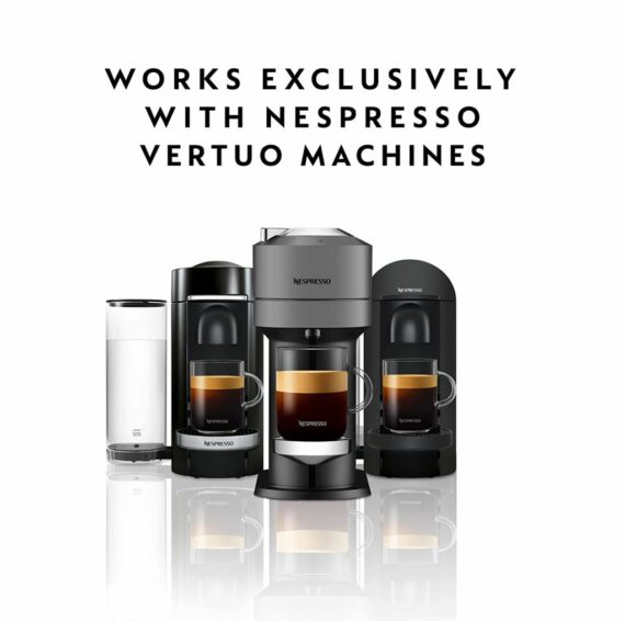 Nespresso Vertuo Melozio Decaffeinato Medium Roast Coffee Capsules, 30 Count, Compatible with Vertuo Machines