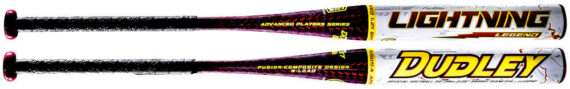 New Dudley Lightning Legend LLESP12 34/27 Slowpitch Softball Bat | White/Red