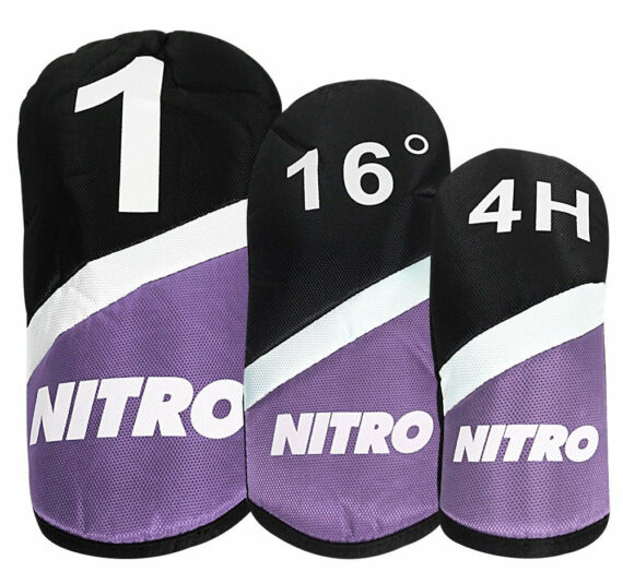 Nitro Ladies' 13-Piece Right-Handed Golf Set with Graphite Driver & Cart Bag