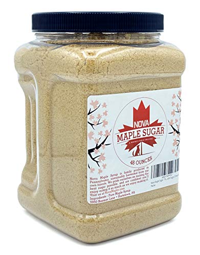 Nova Maple Sugar – Pure Grade-A Maple Sugar (3 Pounds)