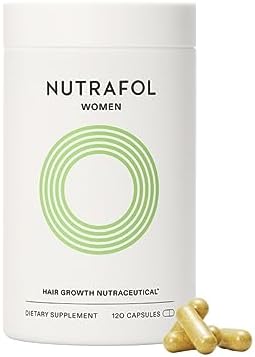 Nutrafol Women's Hair Growth Supplements  Ages 18-44  Clinically Proven for Visibly Thicker and Stronger Hair  Dermatologist Recommended - 1 Month Supply
