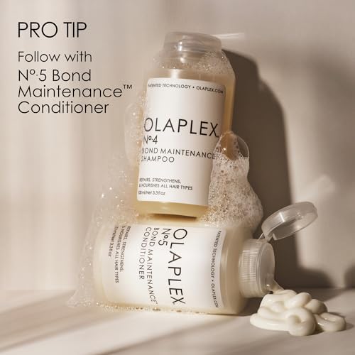 Olaplex No. 4 Bond Maintenance Shampoo  Repairs  Strengthens  & Nourishes All Hair Types  Adds Shine & Leaves Hair Feeling Soft  8.5 fl oz