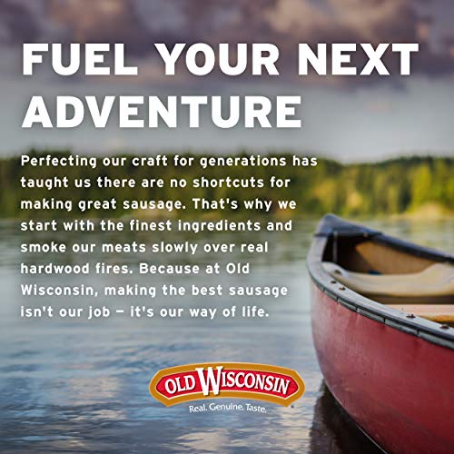 Old Wisconsin Turkey Sausage Snack Sticks  Naturally Smoked  Ready to Eat  High Protein  Low Carb  Keto  Gluten Free  Counter Box  42 Individually Wrapped Sticks