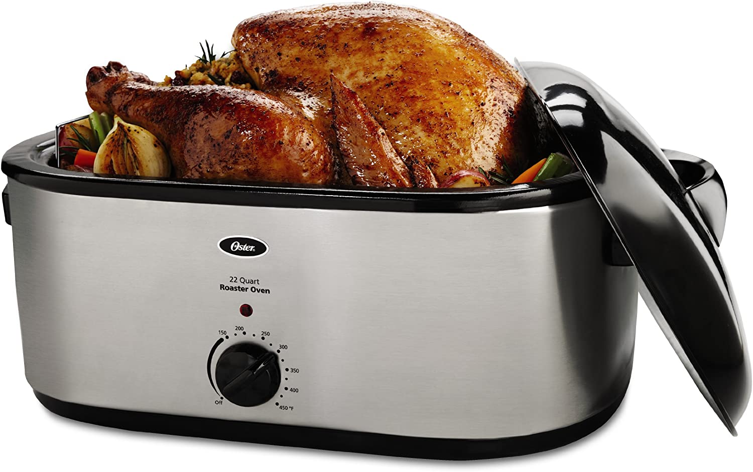 Oster Roaster Oven, 22 Quart, Stainless Steel (CKSTRS23)