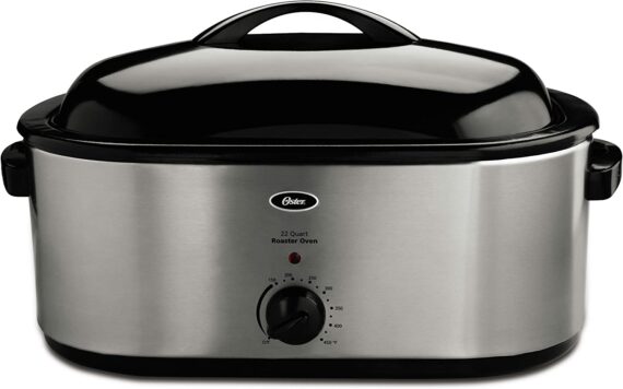 Oster Roaster Oven, 22 Quart, Stainless Steel (CKSTRS23)