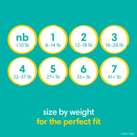 Pampers Swaddlers Size 4 Diapers, 150 Count - Hypoallergenic, Leakproof Protection