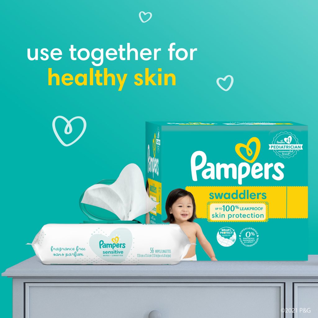 Pampers Swaddlers Size 4 Diapers, 150 Count - Hypoallergenic, Leakproof Protection