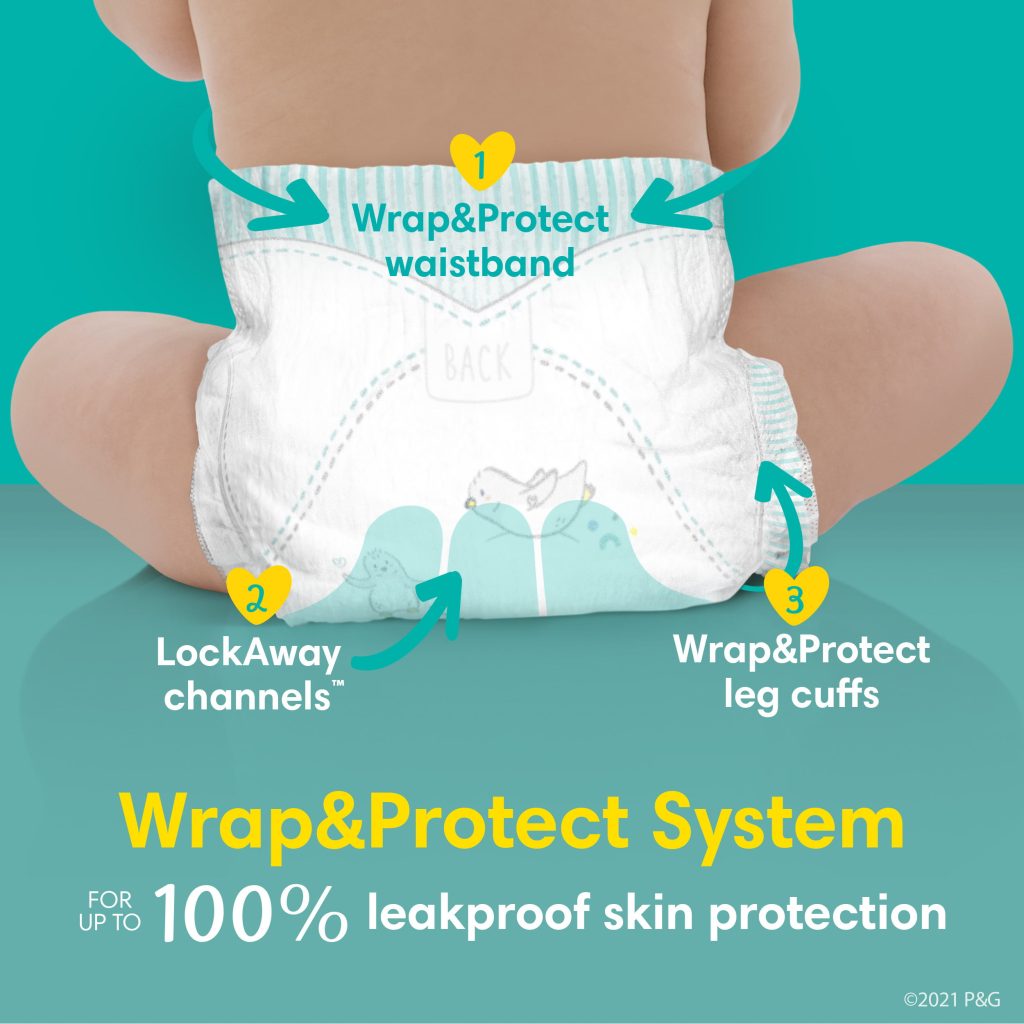 Pampers Swaddlers Size 4 Diapers, 150 Count - Hypoallergenic, Leakproof Protection