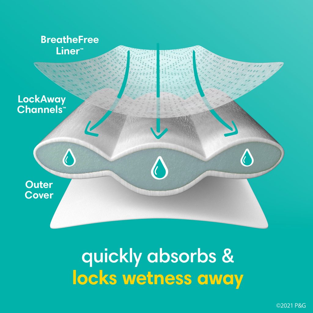 Pampers Swaddlers Size 4 Diapers, 150 Count - Hypoallergenic, Leakproof Protection