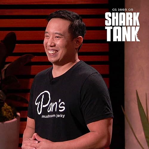 Pan's Mushroom Jerky  Organic  Vegan Snacks  Mushrooms Shitake  Meatless Jerky  Gluten Free  High in Fiber  Variety pack of Original  Zesty Thai  Salt & Pepper  BBQ (2.2 Ounce  Pack of 4)