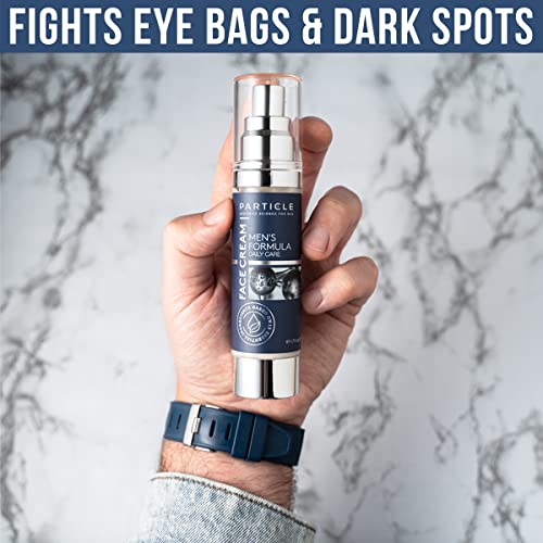 Particle Mens Face Cream - 6 in 1 Mens Face Moisturizer (1.7 Oz) - Eye Bags Treatment & Face Lotion for Men - Mens Anti Aging Cream - Wrinkle & Dark Spots Mens Face Cream  Pack of 1 (1.7 oz.)