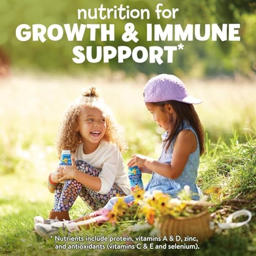 PediaSure Grow & Gain With Immune Support Kids Protein Shake 27 Minerals & Vitamins for Kids 7g Protein Helps Kids Catch Up On Growth Non-GMO Gluten-Free Strawberry 8-fl-oz Bottle Pack of 24