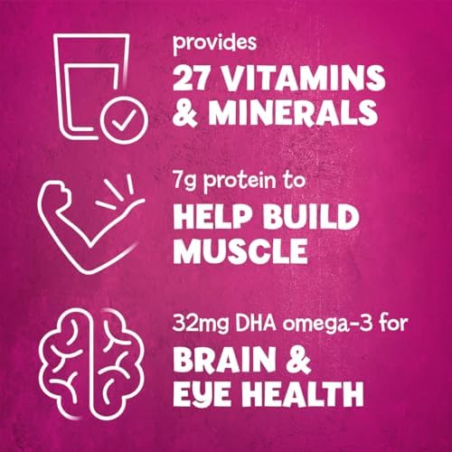 PediaSure Grow & Gain With Immune Support Kids Protein Shake 27 Minerals & Vitamins for Kids 7g Protein Helps Kids Catch Up On Growth Non-GMO Gluten-Free Strawberry 8-fl-oz Bottle Pack of 24