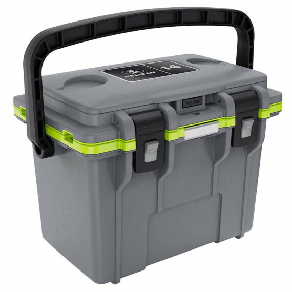 Pelican 14QT Elite Cooler - Superior Insulation, Multiple Cooling Zones, Bottle Opener, Dry Box, Rugged Handle