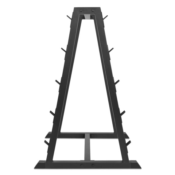 Philosophy Gym 10-Bar Fixed Barbell Weight Rack - Heavy-Duty Storage Holder for Straight & EZ Curl Pre-Weighted Bars