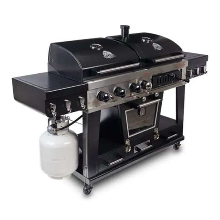 Pit Boss Memphis Ultimate 4-in-1 Gas & Charcoal Combo Grill with Smoker