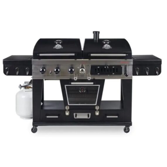 Pit Boss Memphis Ultimate 4-in-1 Gas & Charcoal Combo Grill with Smoker