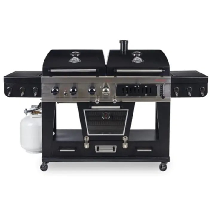 Pit Boss Memphis Ultimate 4-in-1 Gas & Charcoal Combo Grill with Smoker