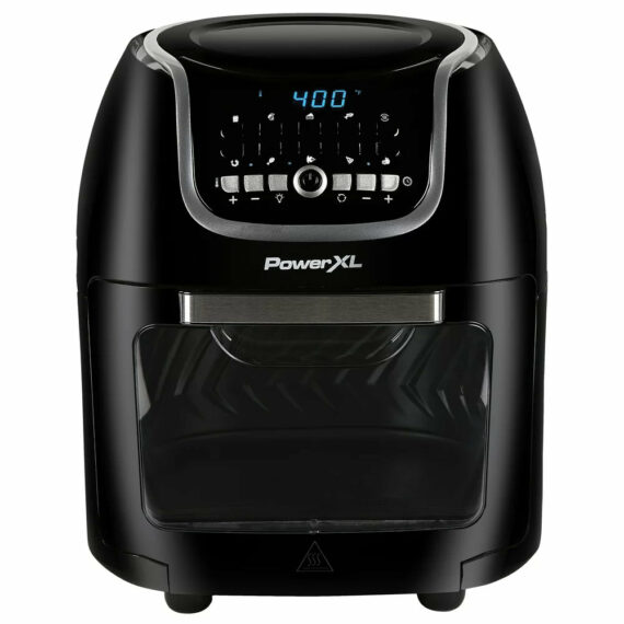 PowerXL Vortex Air Fryer Pro Plus, 10 Quart, 1700W, Black, Rapid Air Circulation, Multi-Function