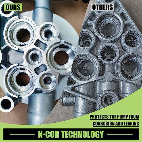 PowRyte Electric Pressure Washer, Foam Cannon, 4 Different Pressure Tips, Power Washer