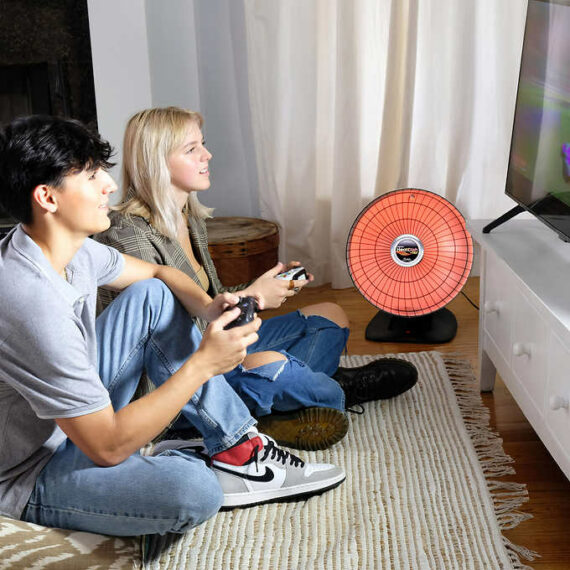 Presto HeatDish Plus Tilt Parabolic Heater, Energy-Efficient, Adjustable Tilt, 1000W