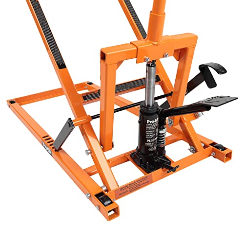 Pro Lift Lawn Mower Jack Lift with 300 Lbs Capacity for Tractors and Zero Turn Lawn Mowers