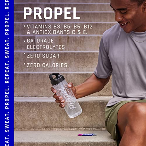 Propel Powder Packets Kiwi Strawberry With Electrolytes Vitamins and No Sugar Pack of 12 10 Packets each Total 120 packets (Packaging May Vary)