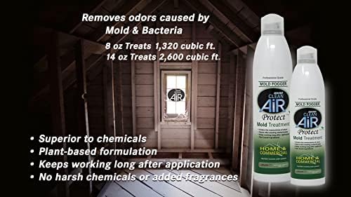 Protect™ Home & Commercial Mold-Treatment Plant-Based Mold-Odor Remover Fogger Treatment - eco-friendly solution for a safer and healthier living and working space (14 oz)