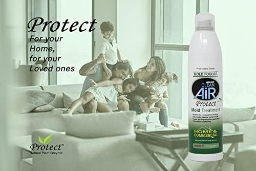 Protect™ Home & Commercial Mold-Treatment Plant-Based Mold-Odor Remover Fogger Treatment - eco-friendly solution for a safer and healthier living and working space (14 oz)