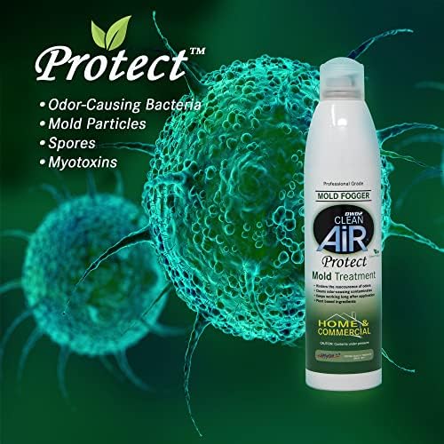 Protect™ Home & Commercial Mold-Treatment Plant-Based Mold-Odor Remover Fogger Treatment - eco-friendly solution for a safer and healthier living and working space (14 oz)