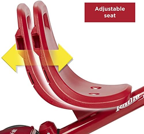 Radio Flyer Pedal & Push 4-in-1 Stroll ' N Trike®  Red Tricycle  for Toddlers Ages 1-5 (Amazon Exclusive)  Toddler Bike Large