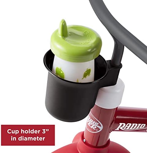 Radio Flyer Pedal & Push 4-in-1 Stroll ' N Trike®  Red Tricycle  for Toddlers Ages 1-5 (Amazon Exclusive)  Toddler Bike Large