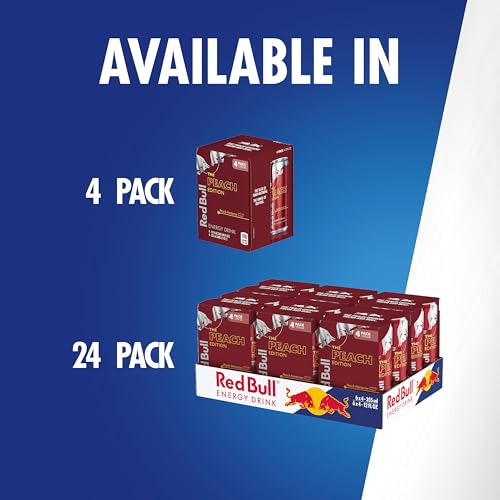 Red Bull Energy Drink Peach-Nectarine 12 fl oz 24 Cans