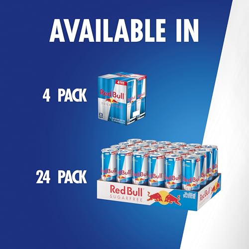 Red Bull Energy Drink Sugar Free 12 Fl Oz 24 Cans