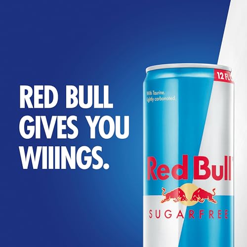 Red Bull Energy Drink Sugar Free 12 Fl Oz 24 Cans