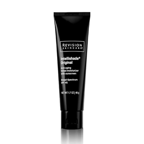 Revision Skincare Intellishade  5-in-1 anti-aging tinted moisturizer with SPF 45  correct  protect  conceal  brighten and hydrate skin  reduce signs of aging  1.7oz