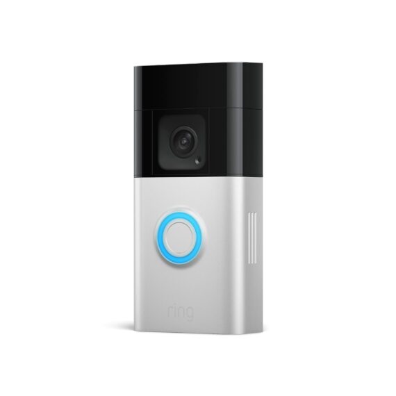 Ring Battery Doorbell Plus - 1536p HD+ Video, Motion Detection, Two-Way Talk, Color Night Vision, Alexa Compatible