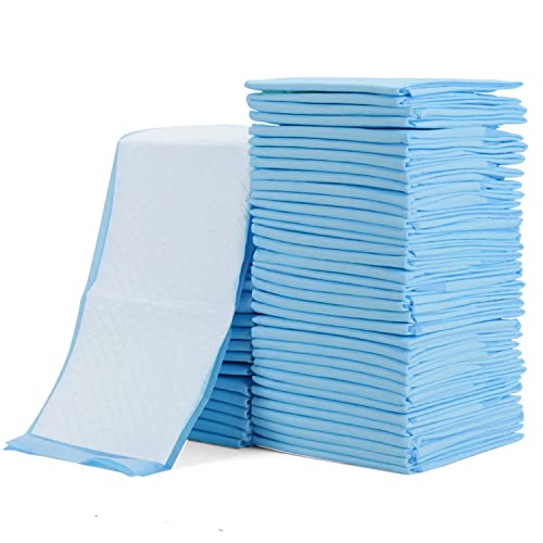 Rocinha 100 PACK Disposable Changing Pads Baby Disposable Underpads Waterproof Diaper Changing Pad Breathable Underpads Bed Table Protector Mat  17 Inches x 13 Inches