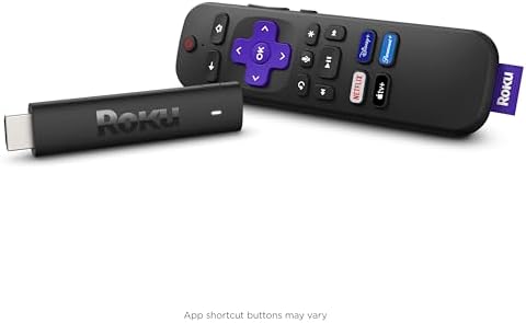 Roku Streaming Stick 4K 2021 Device HDR/D. Vision with Roku Voice Remote and TV Controls (Renewed)