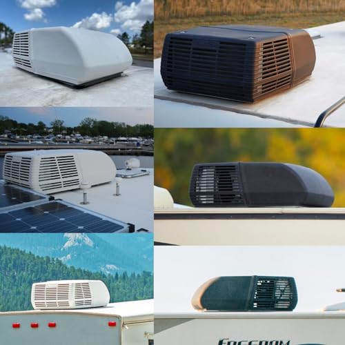 RV Air Conditioner Motor with Capacitor  Direct Replacement for Coleman Mach RV AC Fan Motor  Replaces Fasco D1092  1/3 HP  115 Volts  1675 RPM  5-Year Warranty