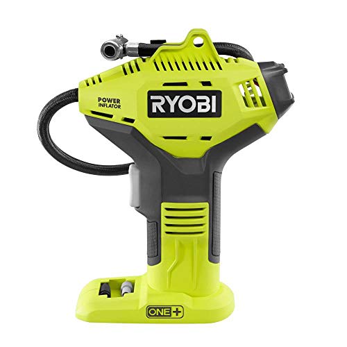 Ryobi ONE+ Cordless High Pressure Inflator with Digital Gauge, High Capacity Lithium-Ion Battery