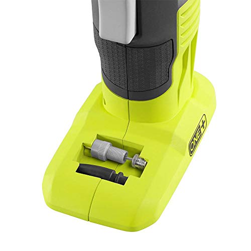 Ryobi ONE+ Cordless High Pressure Inflator with Digital Gauge, High Capacity Lithium-Ion Battery
