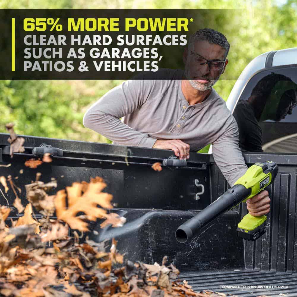 RYOBI ONE+ HP 18V Brushless Cordless Compact Blower, 220 CFM, 140 MPH, Tool-Only
